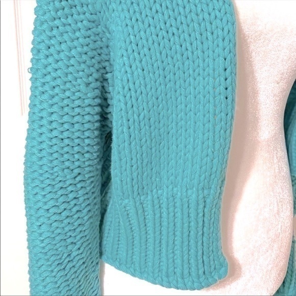 FREE PEOPLE Mint Green Cardigan Sweater NWT - Picture 8 of 9